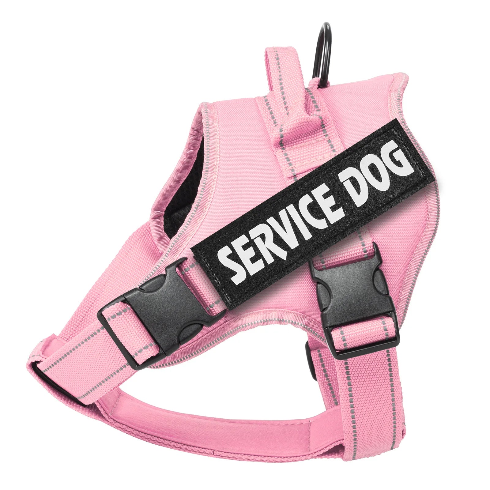 Personalized dog harness custom name tag doberman pinscher breathable adjustable pet harness suitable for medium and large dogs