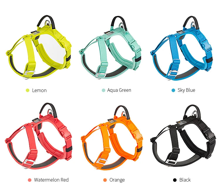 SMALL COMBINATION Pet Harness No Pull Nylon Reflective Dog Harness Adjustable Comfortable Control Walking Running  accessories