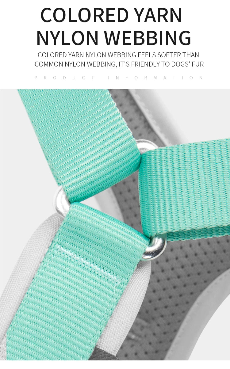SMALL COMBINATION Pet Harness No Pull Nylon Reflective Dog Harness Adjustable Comfortable Control Walking Running  accessories