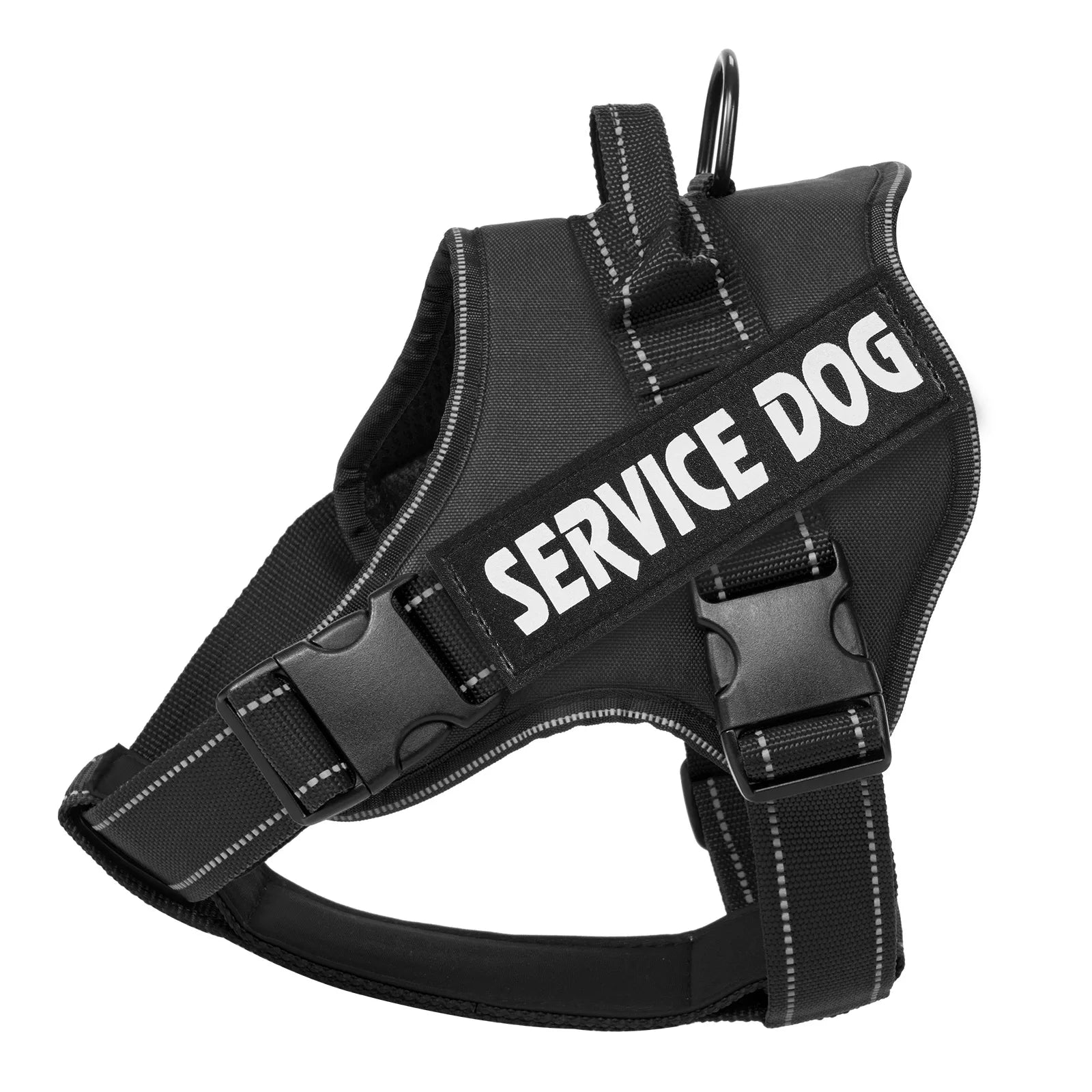 Personalized dog harness custom name tag doberman pinscher breathable adjustable pet harness suitable for medium and large dogs