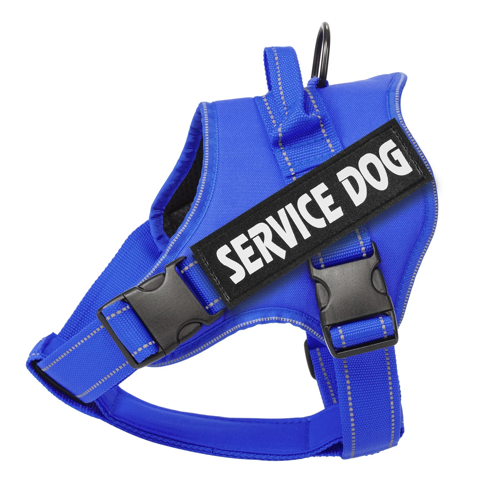 Personalized dog harness custom name tag doberman pinscher breathable adjustable pet harness suitable for medium and large dogs